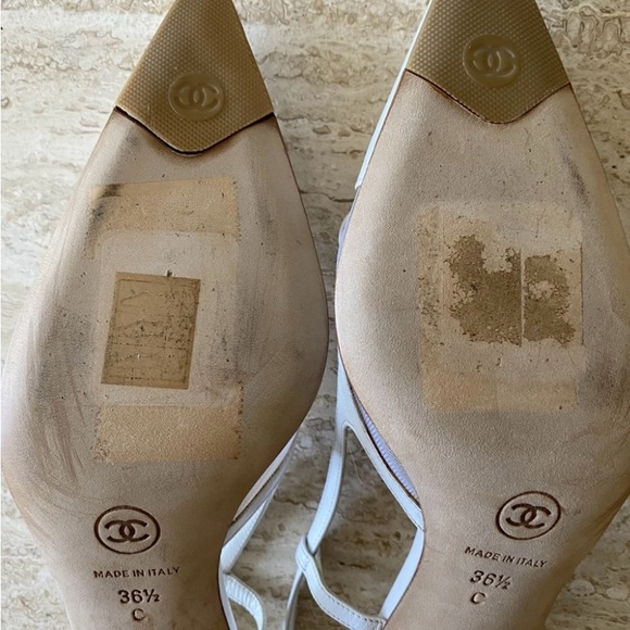 Chanel White Women's Shoes - Picture 7 of 8